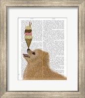 Framed Pomeranian Ice Cream