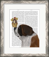 Framed St Bernard Ice Cream