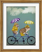 Framed English Bulldog Tandem