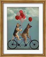 Framed German Shepherd Tandem