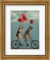 Framed German Shepherd Tandem