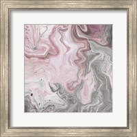 Framed 'Blush Minerals I' border=