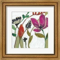 Framed Vivid Flowers II