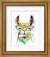 Framed Smarty-Pants Llama