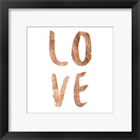 Framed 'Love Quotes III' border=