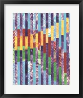 Quilted Monoprints II Framed Print