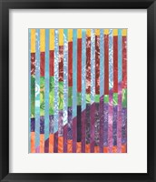 Framed 'Quilted Monoprints III' border=