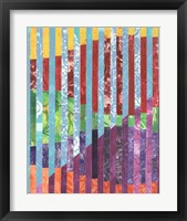 Framed 'Quilted Monoprints III' border=