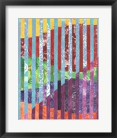 Framed 'Quilted Monoprints III' border=