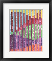 Framed 'Quilted Monoprints IV' border=