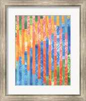 Framed Quilted Monoprints V