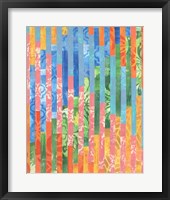 Quilted Monoprints VI Framed Print