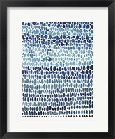 Blue Progression I Framed Print