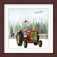 Framed Country Santa I