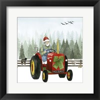 Country Santa I Framed Print