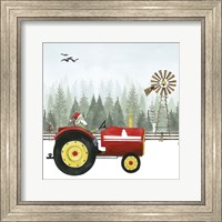 Framed Country Santa II