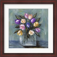 Framed Mixed Pastel Bouquet II
