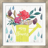 Framed April Showers & May Flowers II