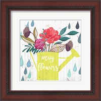 Framed April Showers & May Flowers II