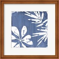 Framed 'Tropical Indigo Impressions III' border=