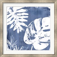 Framed Tropical Indigo Impressions IV