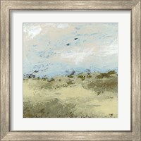 Framed 'Green Fields II' border=