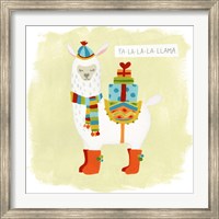 Framed Fa-la-la-la Llama I