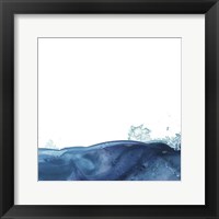 Splash Wave V Framed Print