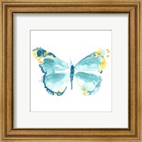 Framed 'Butterfly Traces IV' border=