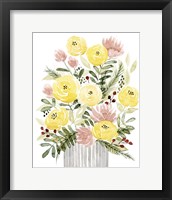 Blush Bouquet I Framed Print