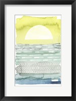 Sunrise Sea I Framed Print