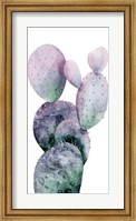 Framed Purple Cactus I