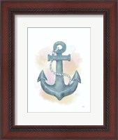 Framed Watercolor Anchor