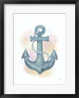 Framed Watercolor Anchor