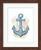 Framed Watercolor Anchor