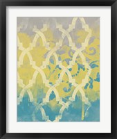 Framed 'Yellow in the Middle I' border=