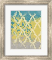 Framed 'Yellow in the Middle II' border=