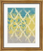 Framed 'Yellow in the Middle II' border=