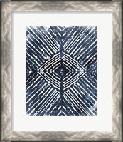 Framed Indigo Ink Motif IV