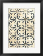 Ancient Textile III Framed Print
