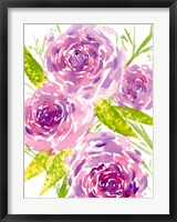 Framed Bouquet Rose II