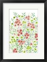 Wall Flowers I Framed Print