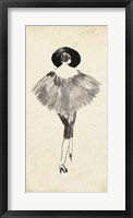 Fashion Glimpse III Framed Print