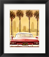 Framed Plymouth Savoy With Palms