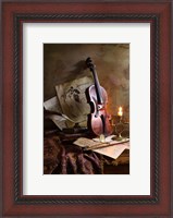 Framed Still Life With Violin