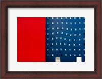 Framed Red White And Blue