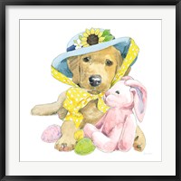 Framed Easter Pups VI
