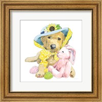 Framed Easter Pups VI