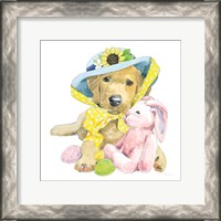 Framed Easter Pups VI