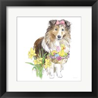 Framed Easter Pups II